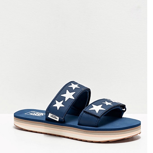 Vans Shoes - HP 🥳🎉 NWT Vans Star Platform Slides Size 7